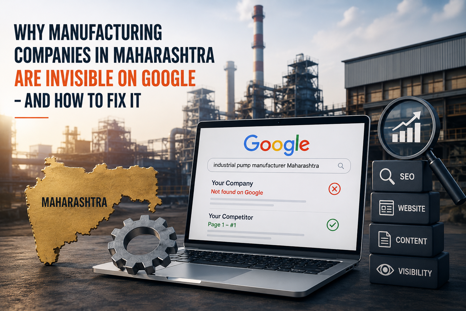 Why Manufacturing Companies in Maharashtra Are Invisible on Google — And How to Fix It